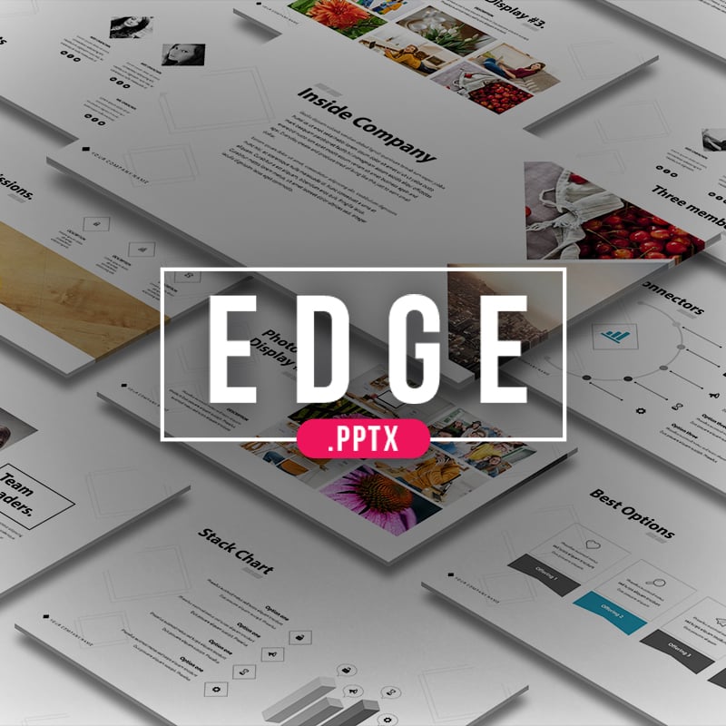 PowerPoint šablona "Edge" #64015