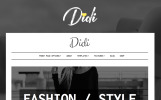 Wedding Venues WPML Ready wordpress thema Klein Screenshot Responsive WordPress thema over Fashion blog