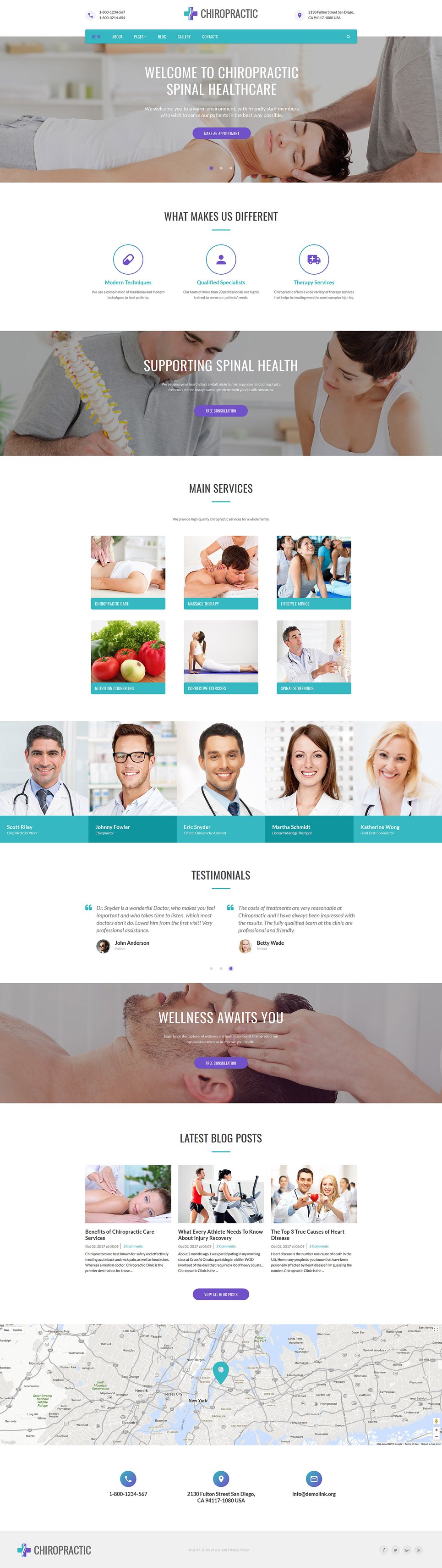 Medical Responsive Joomla Template 64163