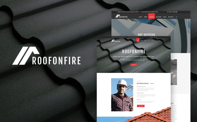 RoofOnFire - Roofing Company Responsive WPML ready WordPress Template Big Screenshot RoofOnFire - Roofing Company Responsive WordPress Theme New Screenshots BIG