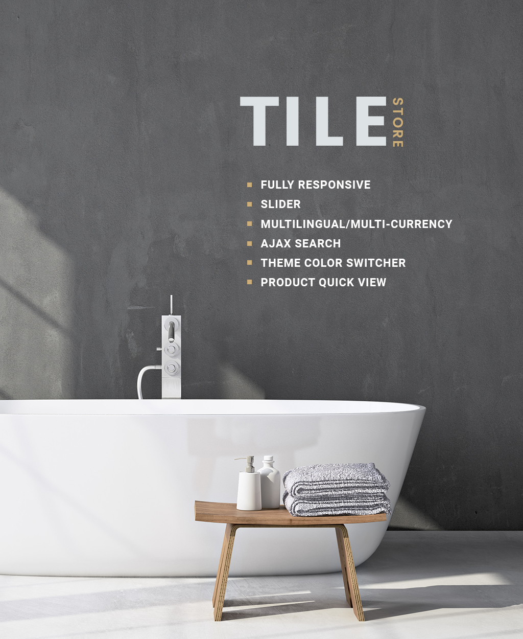 Tile & Stone Responsive OpenCart Template New Screenshots BIG