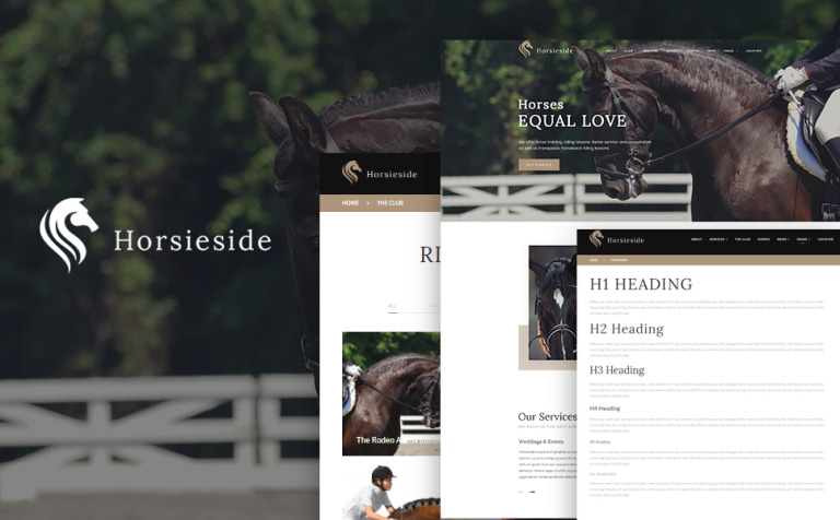 Horsieside - Equestrian Center Responsive Responsive WordPress Theme Big Screenshot Horsieside - Equestrian Center Responsive WordPress Theme New Screenshots BIG