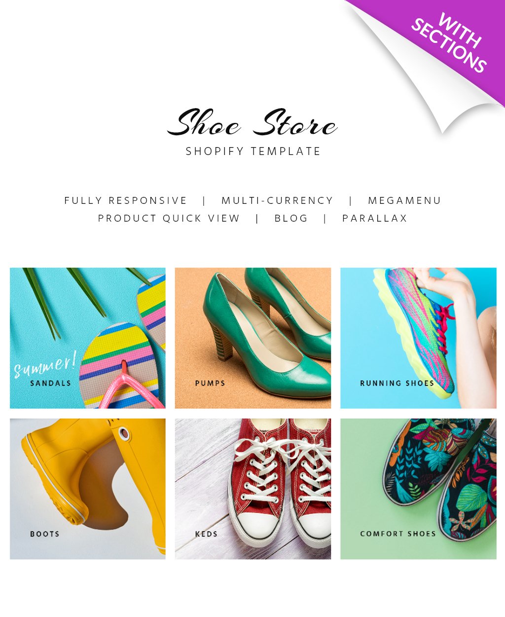 Shoe Store Responsive Shopify Theme New Screenshots BIG