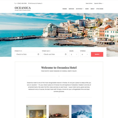 Tema de WordPress para Sitio de Hoteles #64367