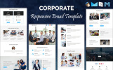Web Design Hírlevél Sablon Kis méretű képernyőkép Web design Hírlevél sablon