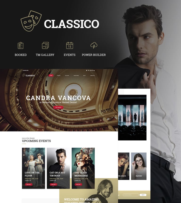 Classico - Theater Responsive WordPress Theme