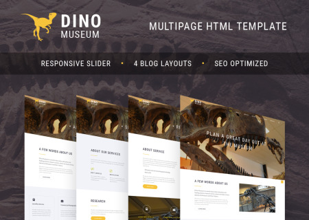 Paleontology Museum  HTML