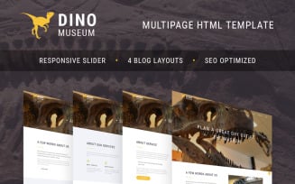Dino Museum Website Template