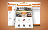 Business Thème eBay Template Petite capture d'écran EBay Template pour site de café et restaurant