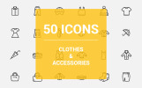 Clothes Iconset Thème Ensemble d'Icônes Petite capture d'écran "Ensemble de vêtements" ensemble d'Icônes