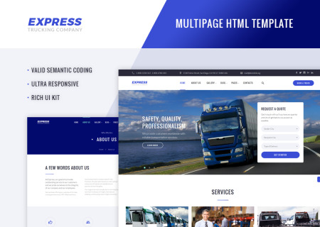 Trucking Company HTML