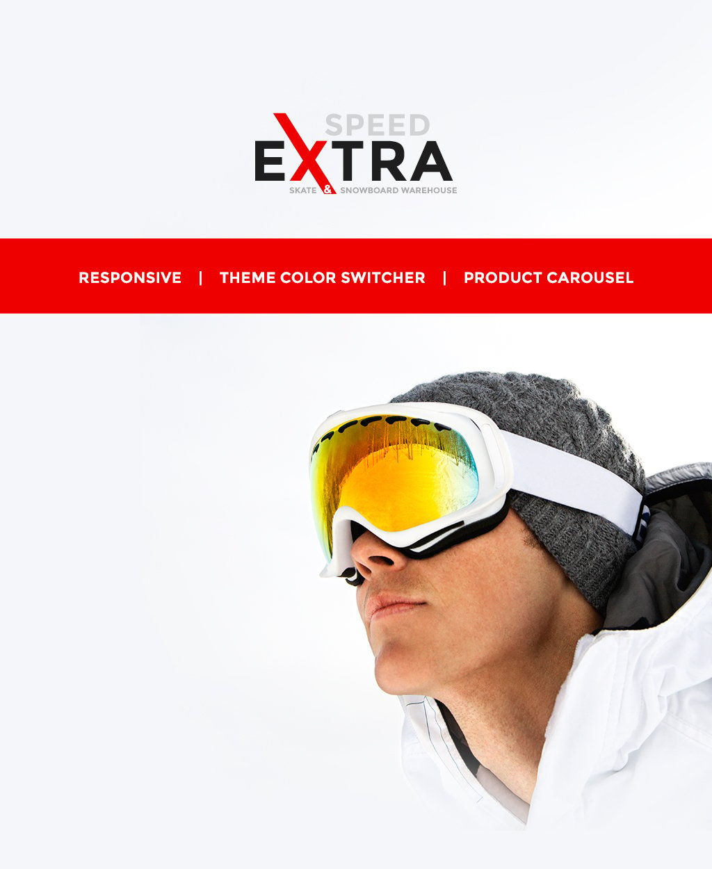 Snowboarding Responsive OpenCart Template New Screenshots BIG