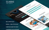Email Services Motyw Newsletter Mały zrzut ekranu Szablon Newsletter #64466 na temat: usługi e-mail