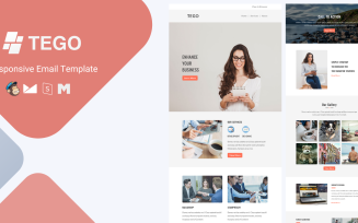 Tego - Responsive Email Template Newsletter Template