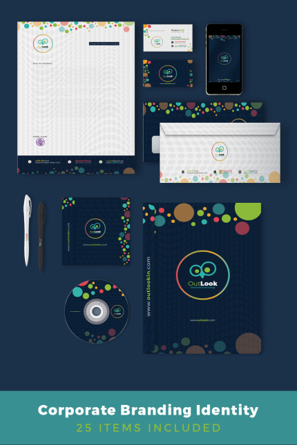 Template #64591 Identity Corporate Webdesign Template - Logo template Preview