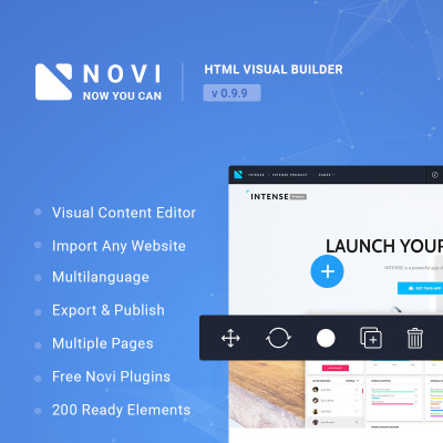 JavaScript "Novi - визуальный HTML конструктор страниц и редактор" #64549