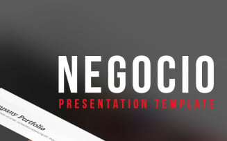Negocio Presentation Template PowerPoint template