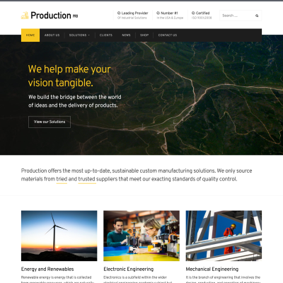 Tema WordPress Responsive #64563 per Un Sito di Gasolio #64563