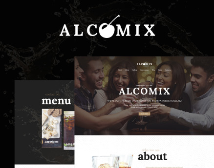 Alcomix - Cocktail Bar WordPress Theme