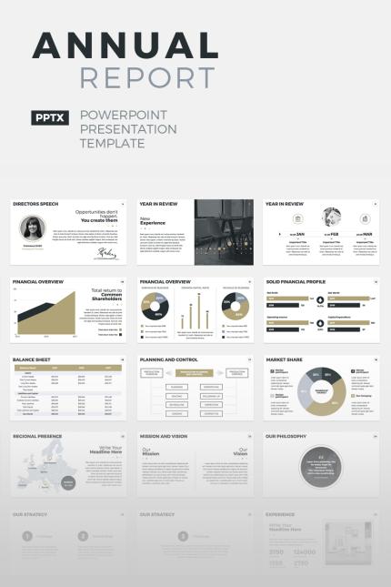 Template #64679 Report Pitch Webdesign Template - Logo template Preview