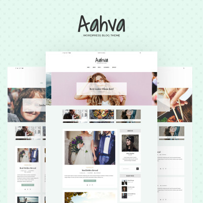 Aahva - Blogging WordPress Theme #64690