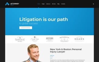 Attorney Group - Law Firm WordPress theme