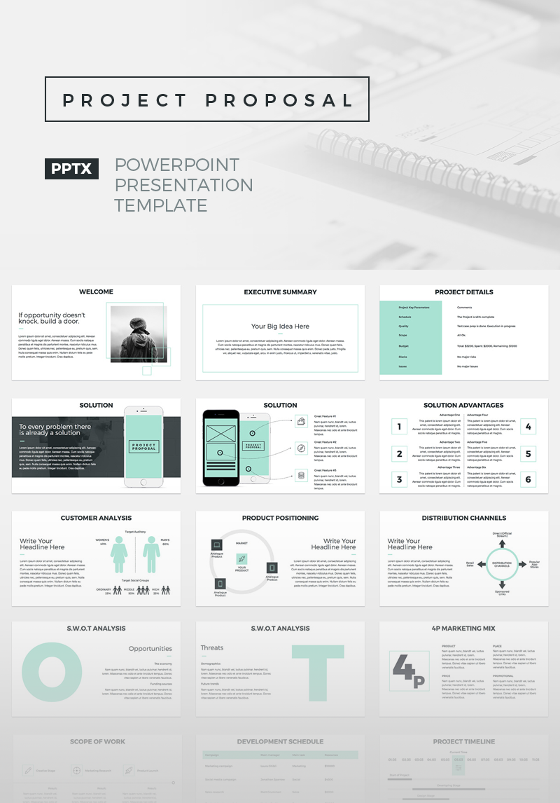 Business & Services PowerPoint Template #64681