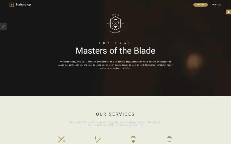 Hair Salon Responsive Joomla Template