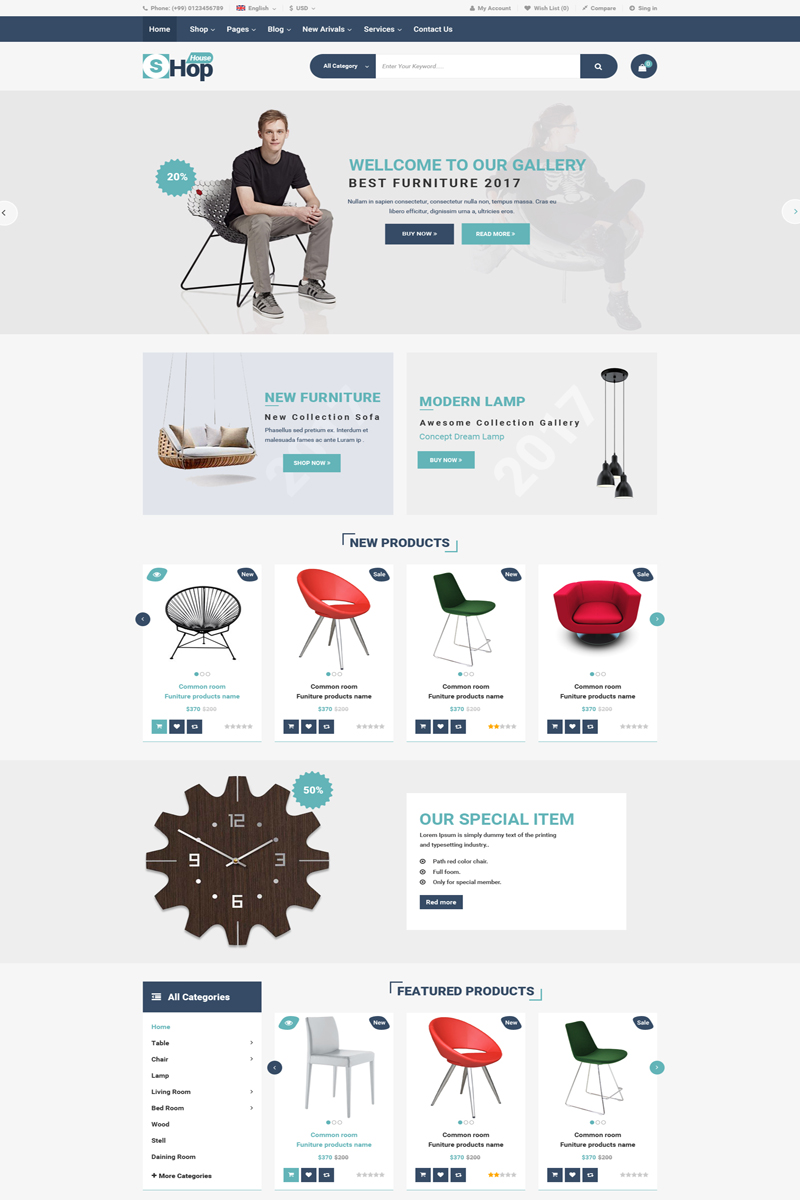 Modello PSD Bootstrap #64610 per Un Sito di Fashion Store - screenshot