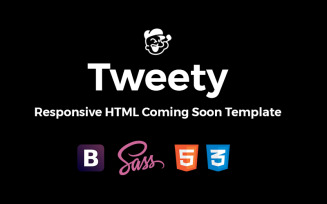 Tweety - Next Level Multi-Concept HTML5 Landing Page Landing Page Template