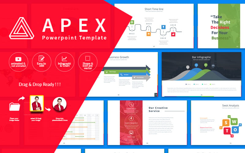 Apex Presentation PowerPoint template PowerPoint Template