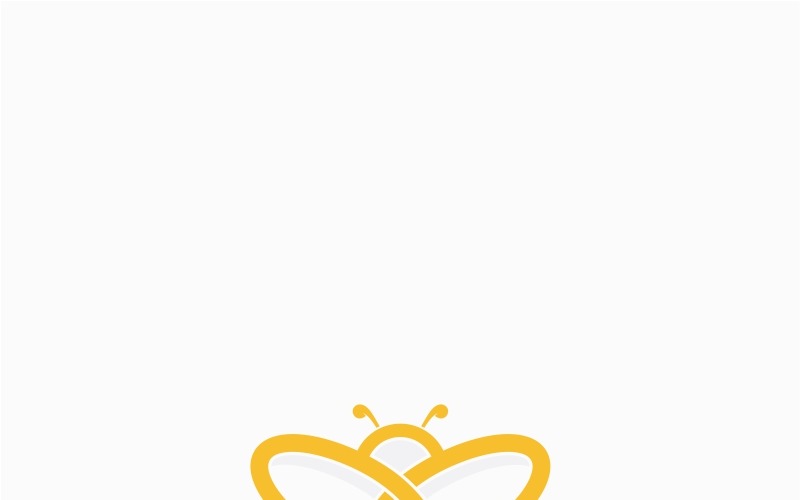 Infinity Bee Logo template Logo Template