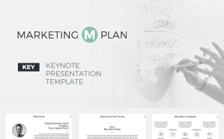 Marketing Plan Keynote - Keynote template