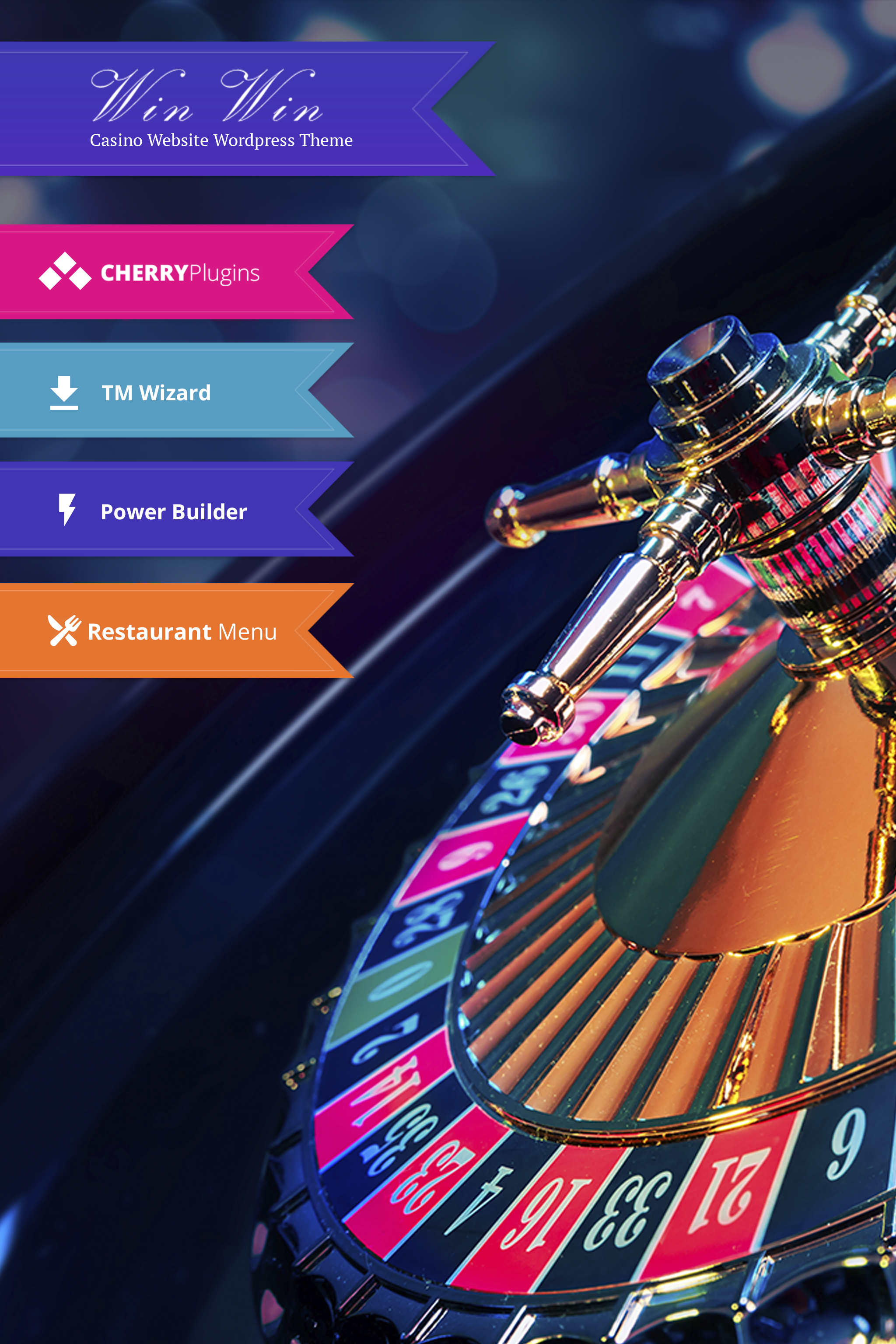 Responsywny motyw WordPress WinWin - Casino Website WordPress Theme #64702 - zrzut ekranu