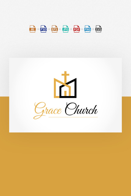 Kit Graphique #64857 Bible Charity Web Design - Logo template Preview