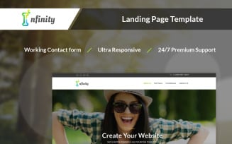 Infinity - Personal Landing Page Template