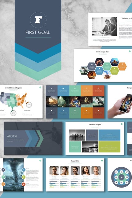 Template #64948 Business Infographic Webdesign Template - Logo template Preview