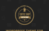 Coffee Shop - Cafe Bar Pub Restaurant Adaptatif Thème WordPress Petite capture d'écran Coffee Shop - thème WordPress pour Café, Bar, Pub ou Restaurant