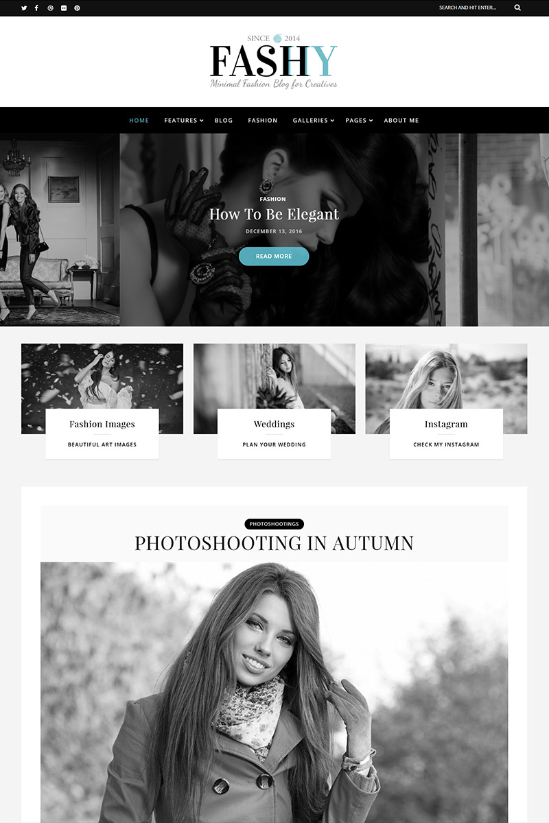 Fashy - Fashion Blog WordPress Theme - screenshot