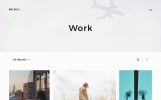 Siena - Aesthetic Photography Portfolio Flexível Template WordPress Screenshot Pequeno Tema WordPress Flexível para Sites de Portfólio de Designer №64931