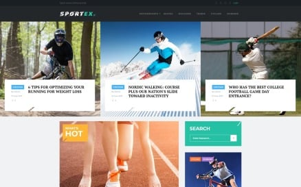 Sportex - Sports News Responsive WordPress Theme