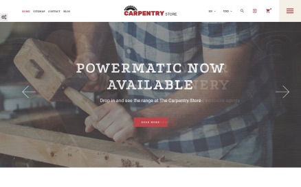 Carpentry Store PrestaShop Theme