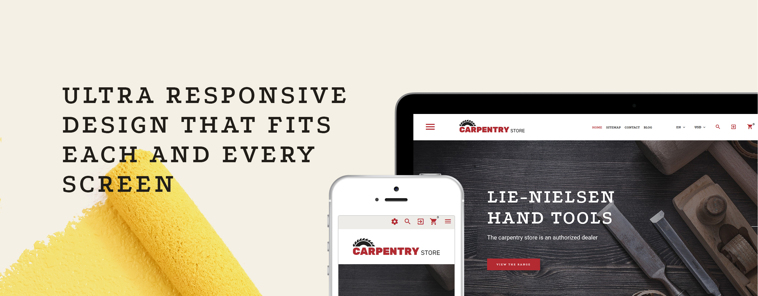 столярный магазин prestashop тема