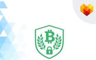 BTC Crypto Logo Template
