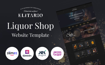 Elitario - Liquor Store WooCommerce Theme