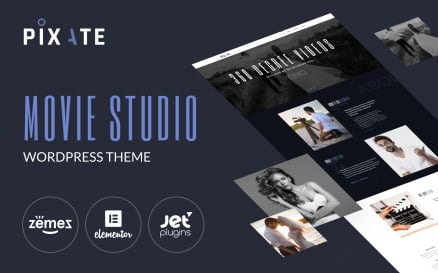 Pixate - Movie Studio WordPress Theme