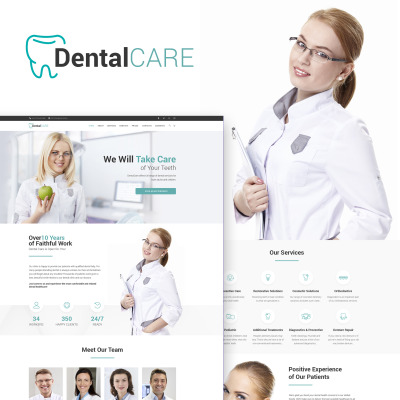 DentalCare - Tema WordPress para Sitio de Clínica Dental #65156