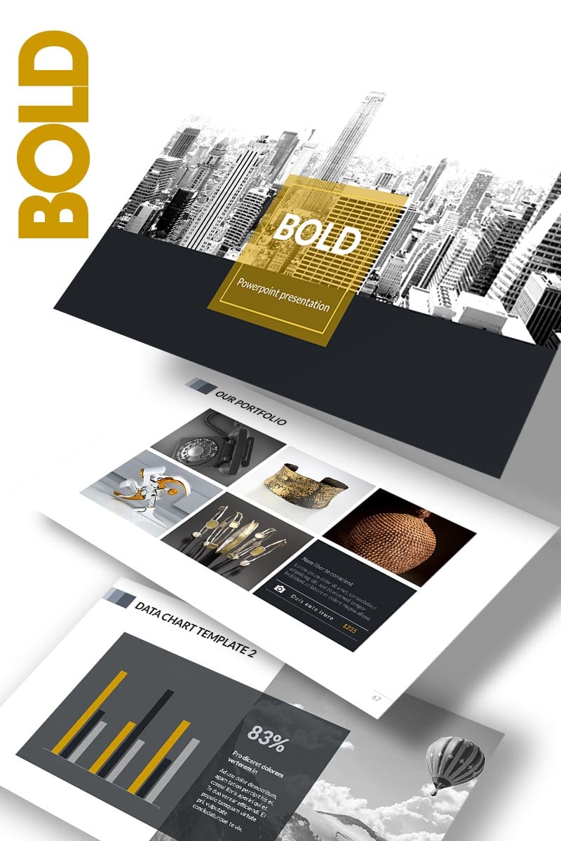 PowerPoint Vorlage namens "BOLD" #65152