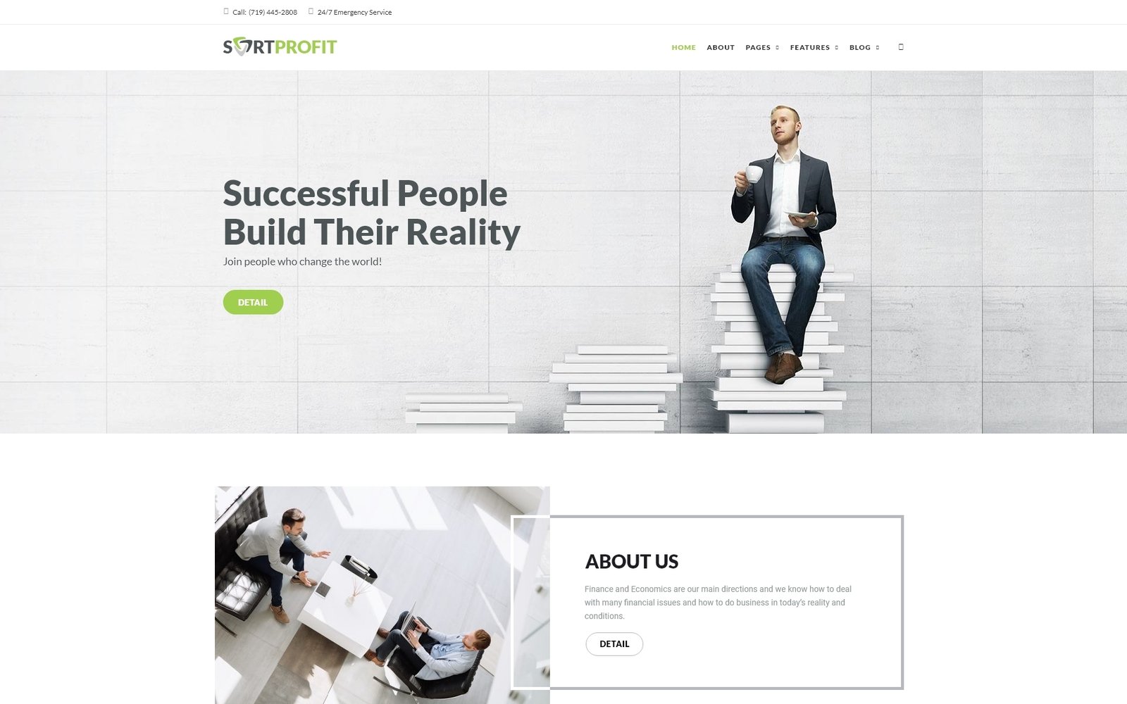 SortProfit - Business & Finance WordPress Theme WordPress Theme - screenshot