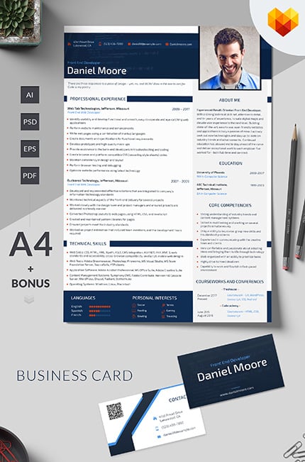 Template #65245   Moto CMS CV - Logo template Preview